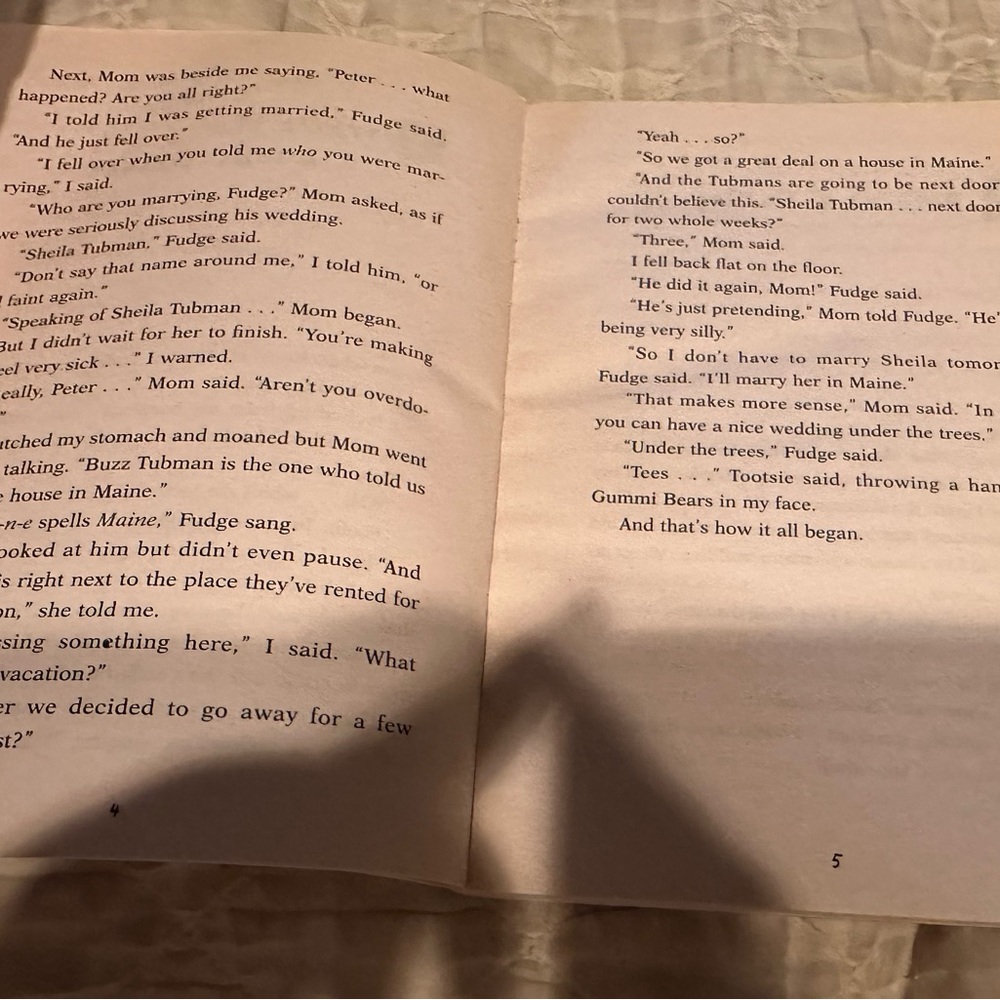 Judy Blume Fudge-a-Mania Book - Picture 3 of 7